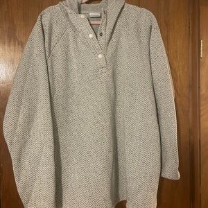 Columbia Gray Patterned Hoodie